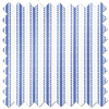 Lace Stripes, Soft Blue - Twist&Fit Roman Blind